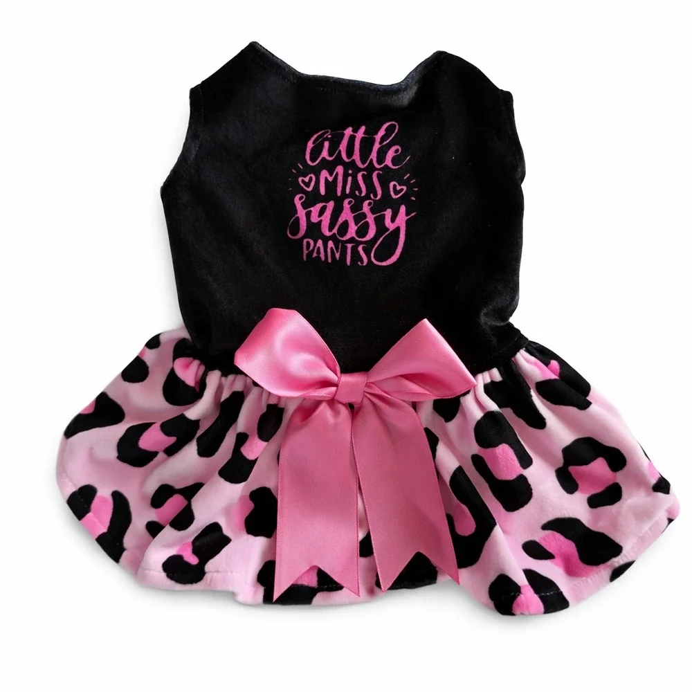 Small Dog Dress Lot 2 Skirted Outfits Pink Bow Daydream